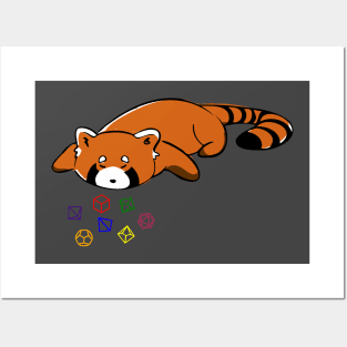 Red Panda Tabletop RPG Player Posters and Art